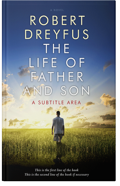 Front view of Premade Self-Improvement & Self-Help Book Cover - Stark White