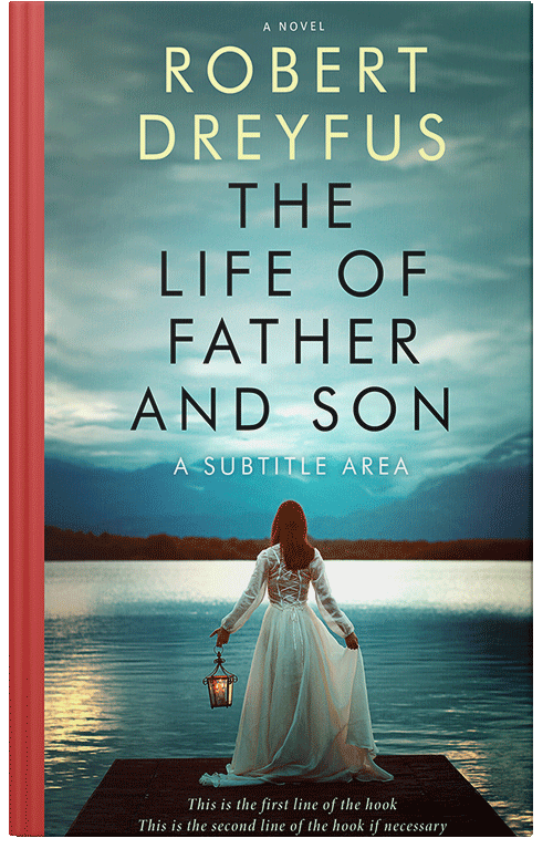 Front view of Premade Romance Book Cover - Cutty Sark