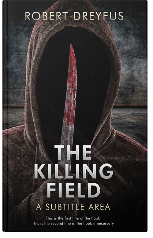 Front view of Premade Mystery & Thriller & Suspense Book Cover - Cod Gray