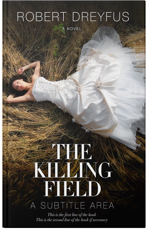 Front view of Premade Romance Book Cover - Swirl