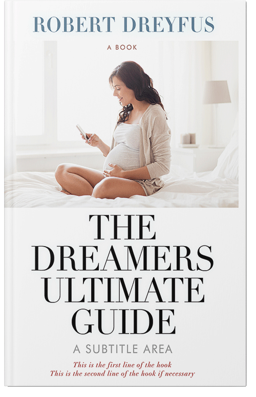 Front view of Premade Health & Mind & Body Book Cover - Pampas