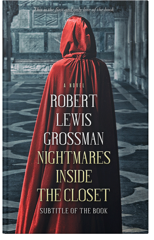 Front view of Premade Fantasy Book Cover - Outer Space