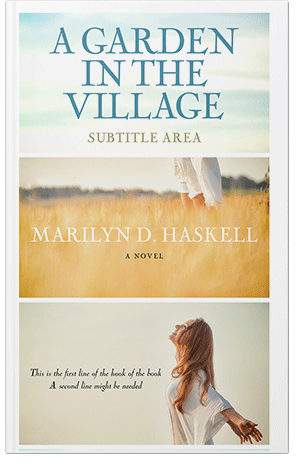 Premade Book Cover Satin Linen