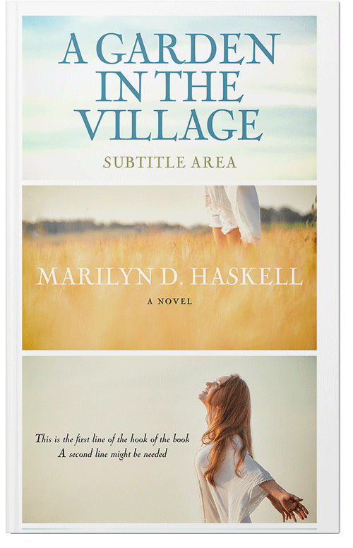 Front view of Premade Self-Improvement & Self-Help Book Cover - Satin Linen