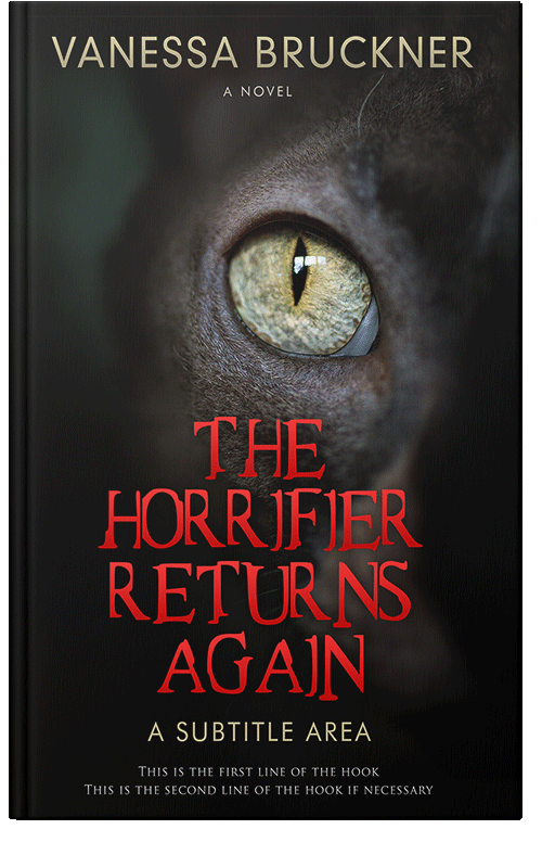 Front view of Premade Horror Book Cover - Cod Gray