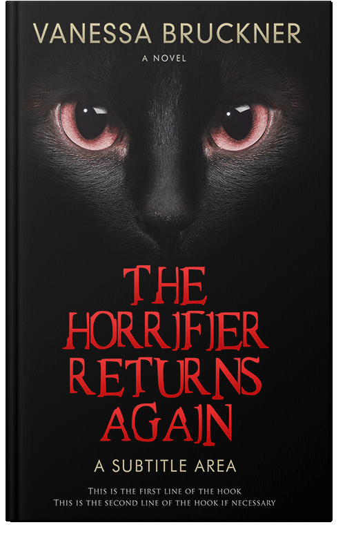 Front view of Premade Horror Book Cover - Cod Gray