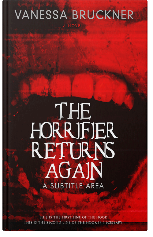 Front view of Premade Horror Book Cover - Thunderbird