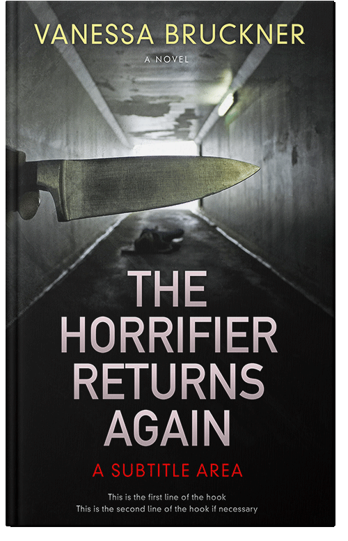 Front view of Premade Mystery & Thriller & Suspense Book Cover - Silver Rust