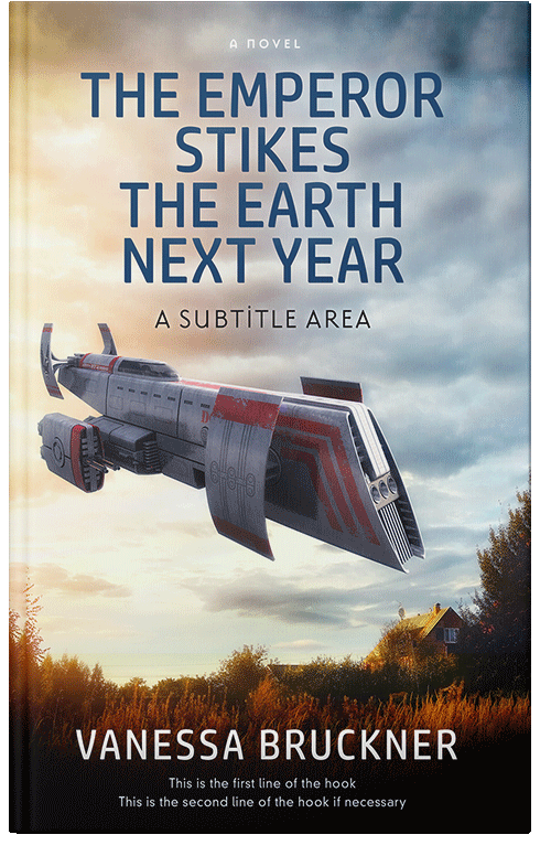 Front view of Premade Science Fiction Book Cover - Timberwolf