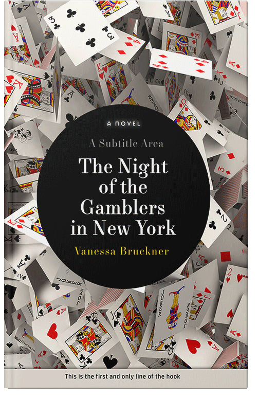 Front view of Premade Mystery & Thriller & Suspense Book Cover - Swirl