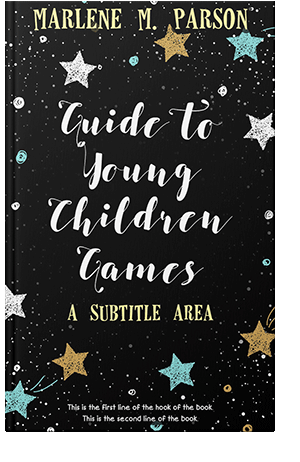 Pre Made Book Cover Black