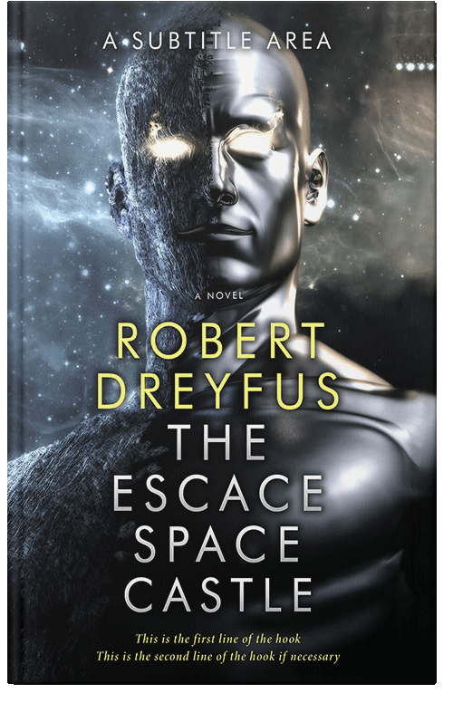 Front view of Premade Science Fiction Book Cover - Shark