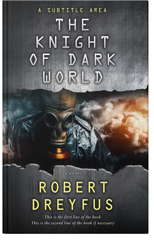 Front view of Premade Apocalyptica Book Cover - Shark