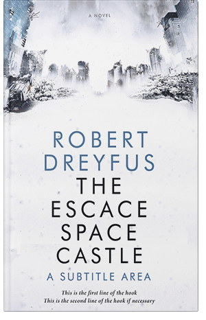 Premade Book Cover Oxford Blue