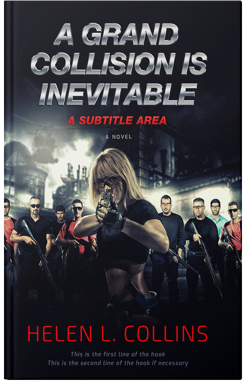 Front view of Premade Mystery & Thriller & Suspense Book Cover - Silk