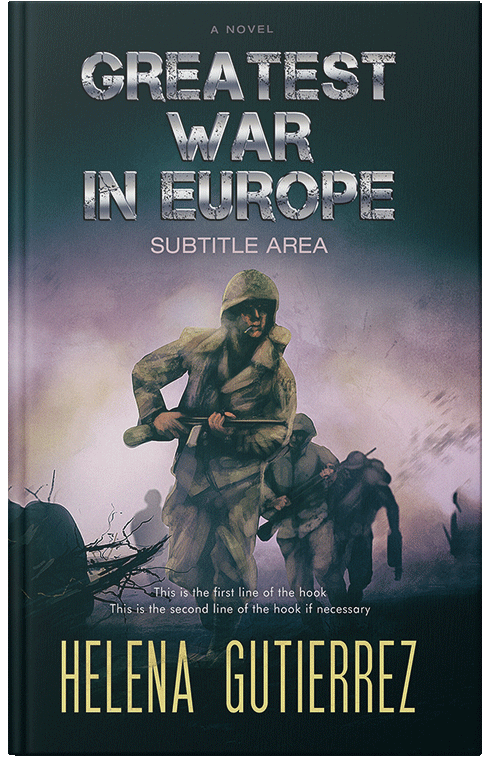 Front view of Premade Historical Book Cover - Cold Turkey