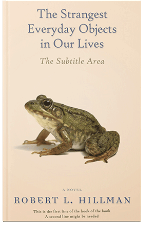 Pre Made Book Cover Champagne