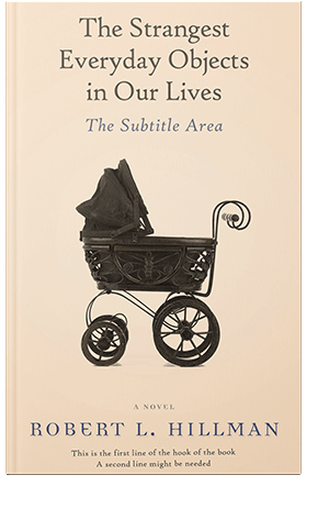 Pre Made Book Cover Champagne