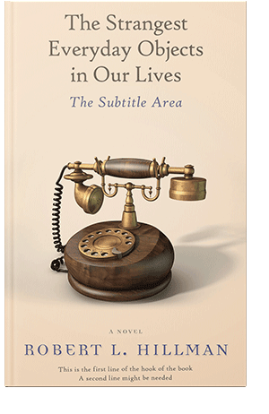 Pre Made Book Cover Champagne