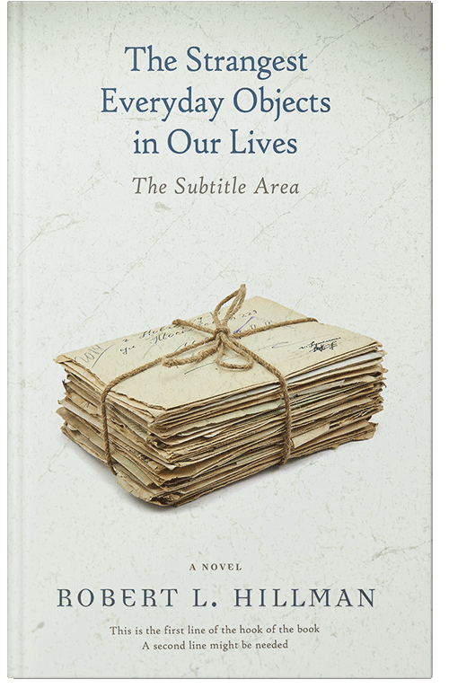 Front view of Premade Poetry Book Cover - Cararra