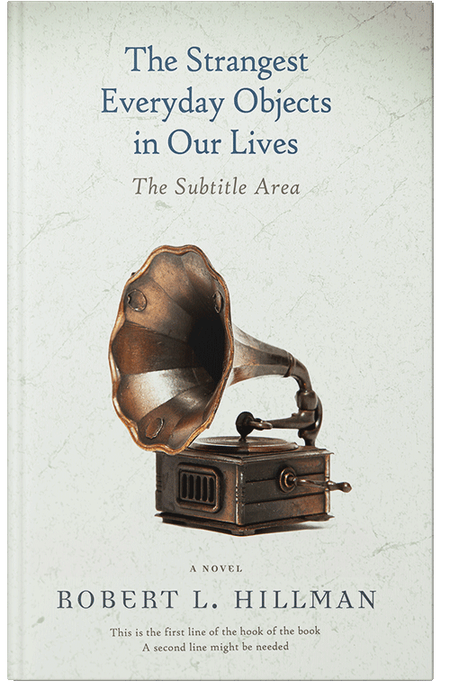 Front view of Premade Music Book Cover - Cararra