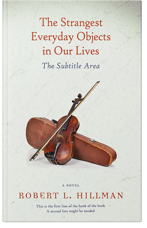 Front view of Premade Literary Fiction Book Cover - Cararra