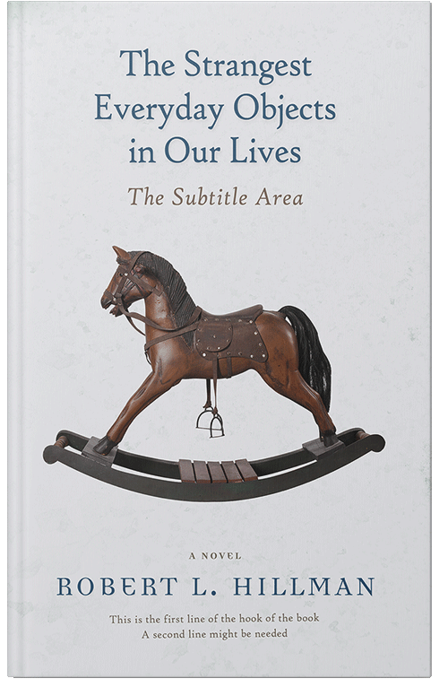 Front view of Premade Surreal Book Cover - Porcelain