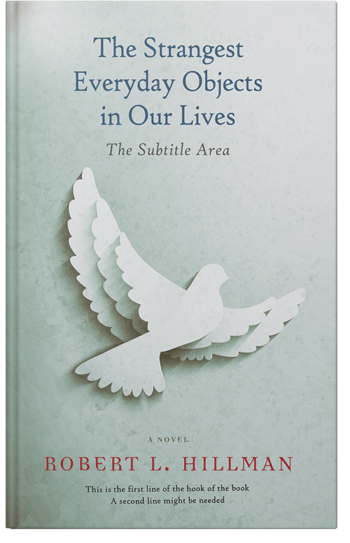 Front view of Premade Poetry Book Cover - Tiara