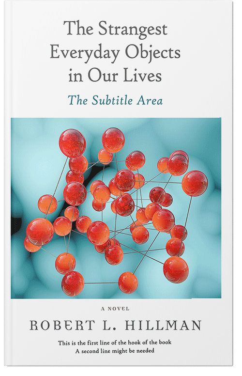 Front view of Premade Science & Nature Book Cover - Aqua Island