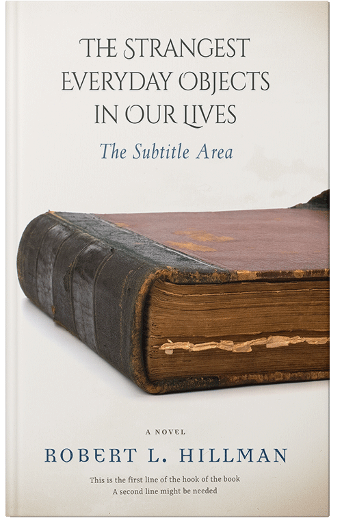 Front view of Premade Abstract Book Cover - Mondo