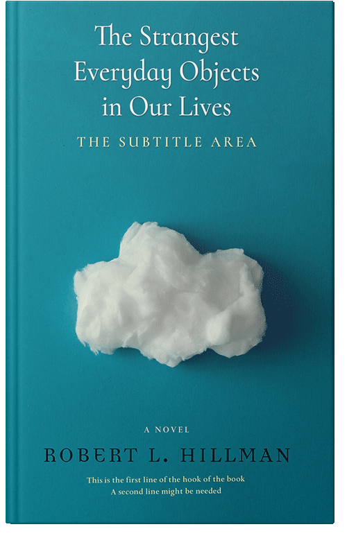 Front view of Premade Self-Improvement & Self-Help Book Cover - Blue Lagoon