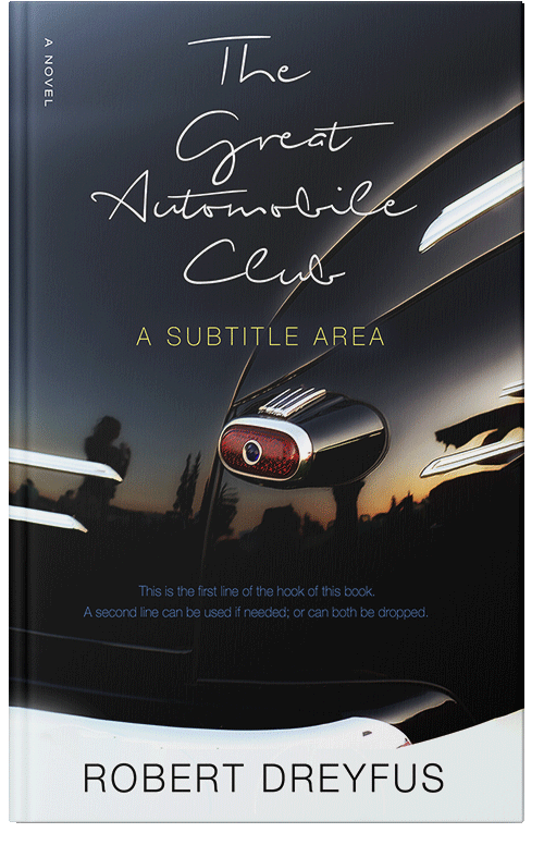 Front view of Premade Literary Fiction Book Cover - Woodsmoke