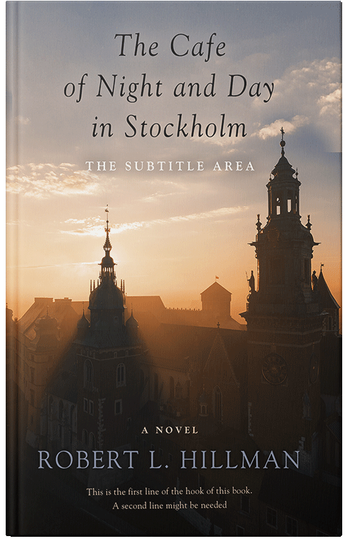 Front view of Premade Romance Book Cover - Bison Hide