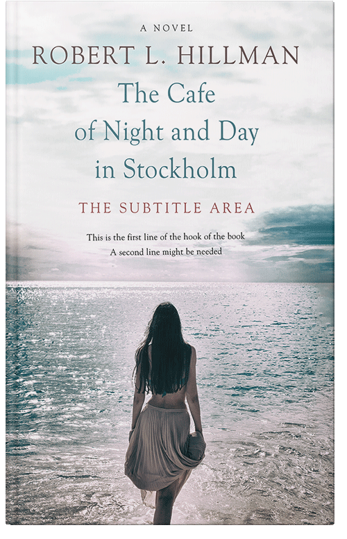 Front view of Premade Poetry Book Cover - Mischka