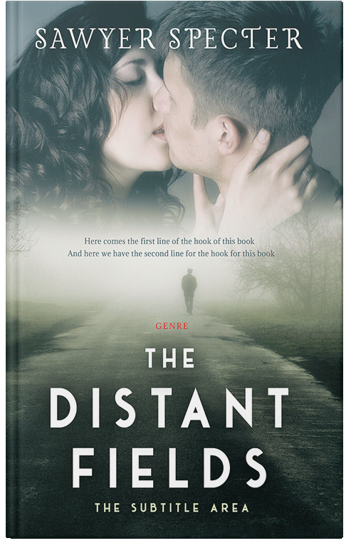 Front view of Premade Mystery & Thriller & Suspense Book Cover - Outer Space