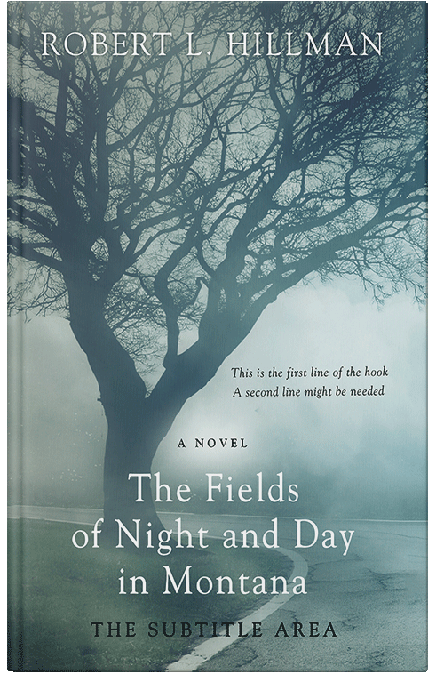 Front view of Premade Poetry Book Cover - Sirocco