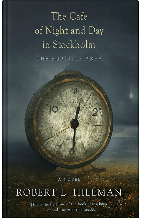 Front view of Premade Historical Book Cover - Heavy Metal