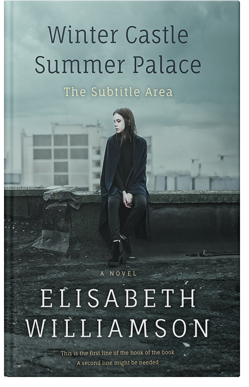 Front view of Premade Mystery & Thriller & Suspense Book Cover - Outer Space