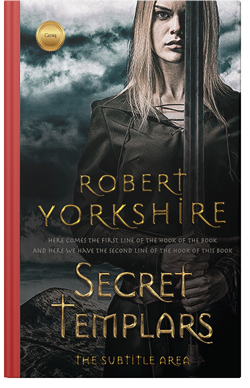 Front view of Premade Fantasy Book Cover - Pumice