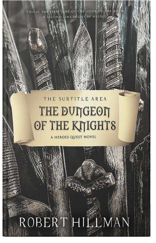 Front view of Premade Fantasy Book Cover - Bone