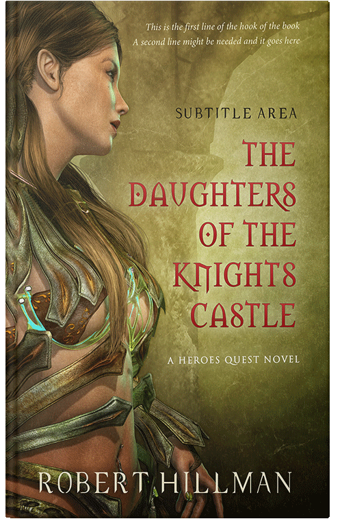 Front view of Premade Fantasy Book Cover - Pesto