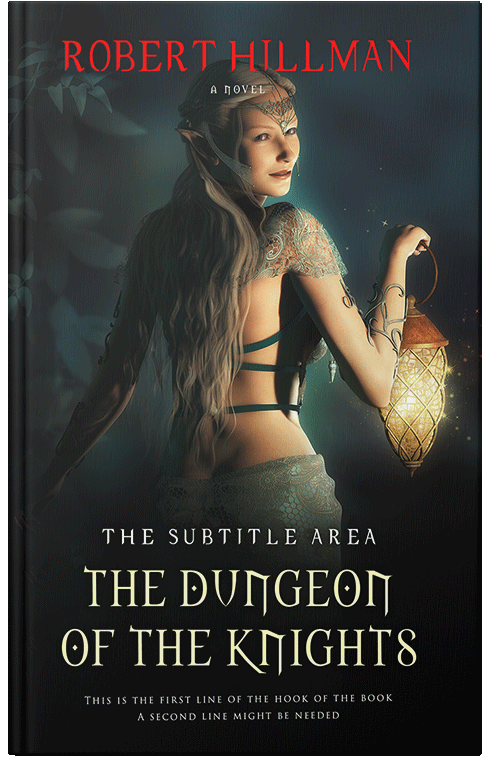 Front view of Premade Fantasy Book Cover - Woodsmoke