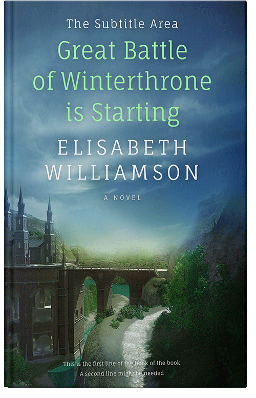 Front view of Premade Fantasy Book Cover - Bismark