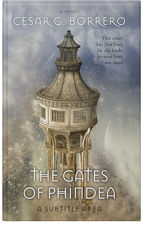 Front view of Premade Fantasy Book Cover - Zorba