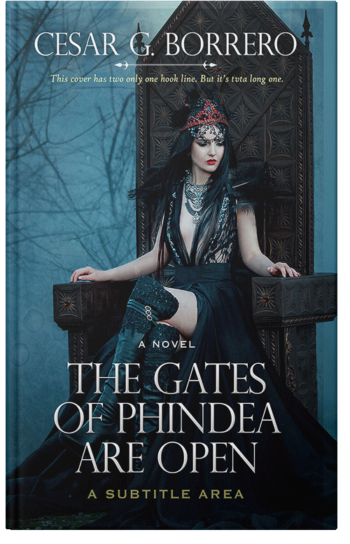 Front view of Premade Fantasy Book Cover - Bunker