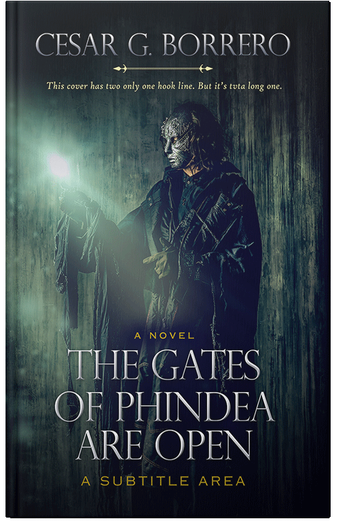 Front view of Premade Fantasy Book Cover - Ebony