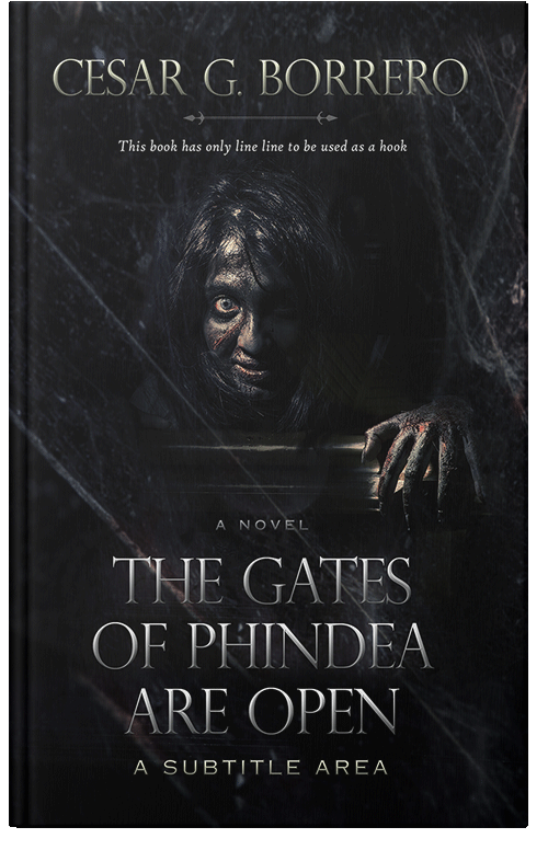 Front view of Premade Mystery & Thriller & Suspense Book Cover - Woodsmoke