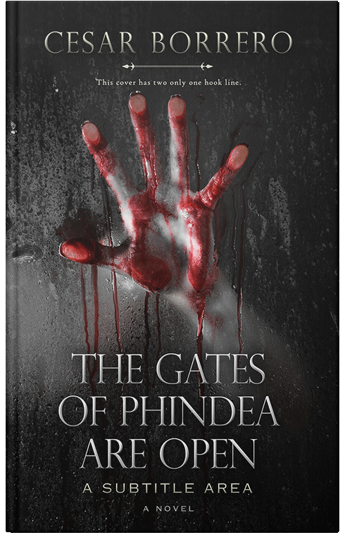 Front view of Premade Mystery & Thriller & Suspense Book Cover - Cod Gray