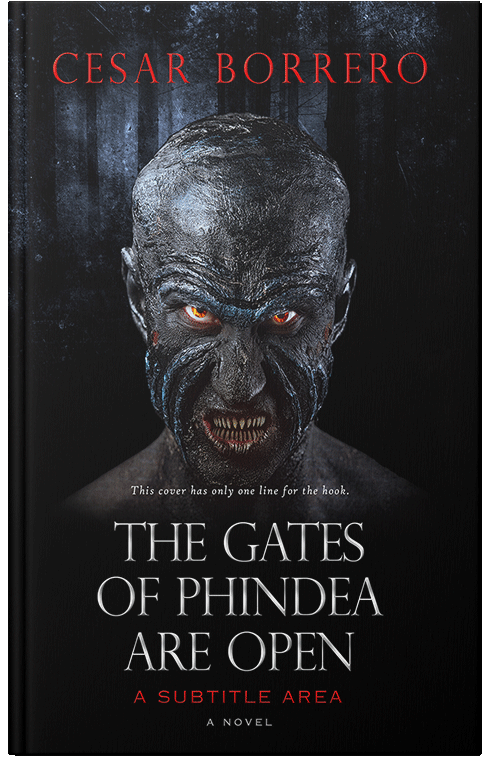 Front view of Premade Mystery & Thriller & Suspense Book Cover - Woodsmoke