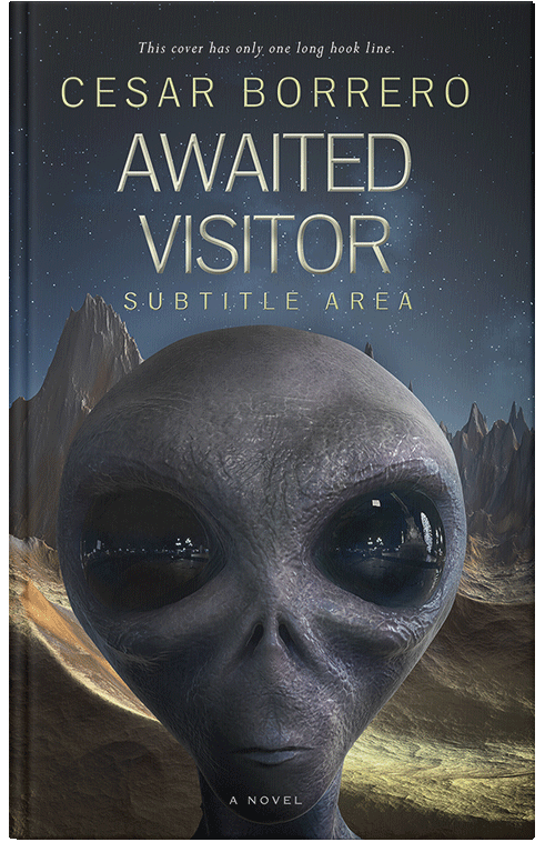 Front view of Premade Science Fiction Book Cover - Charade
